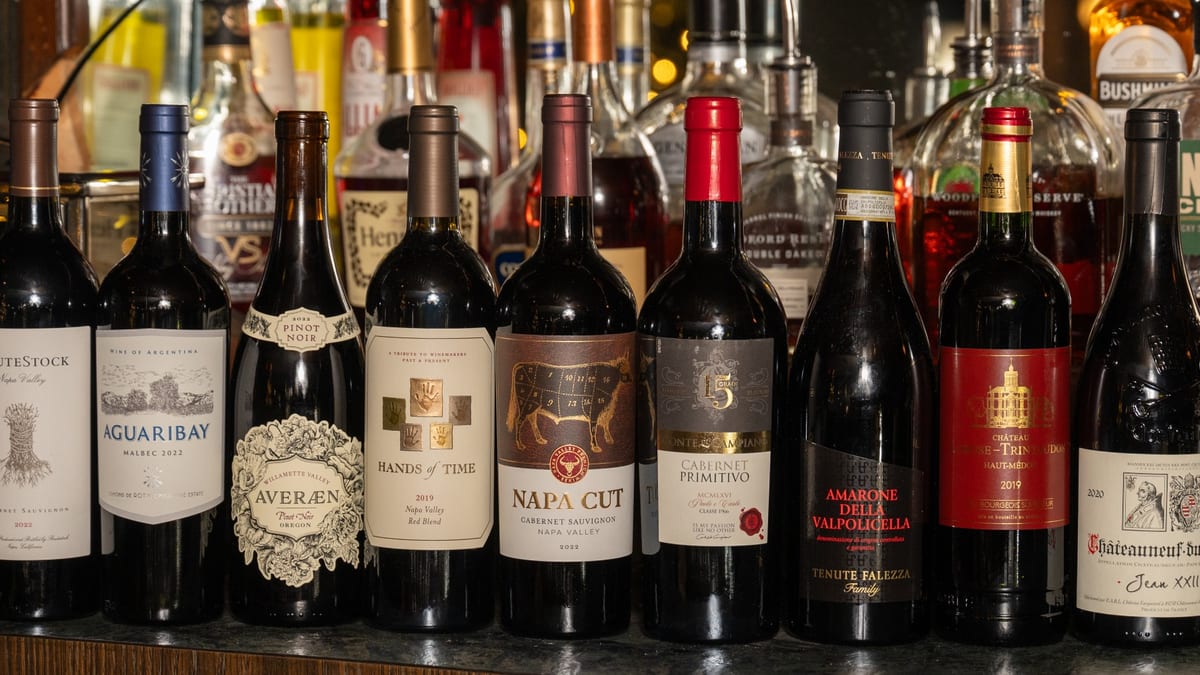 A wine list worth lingering over